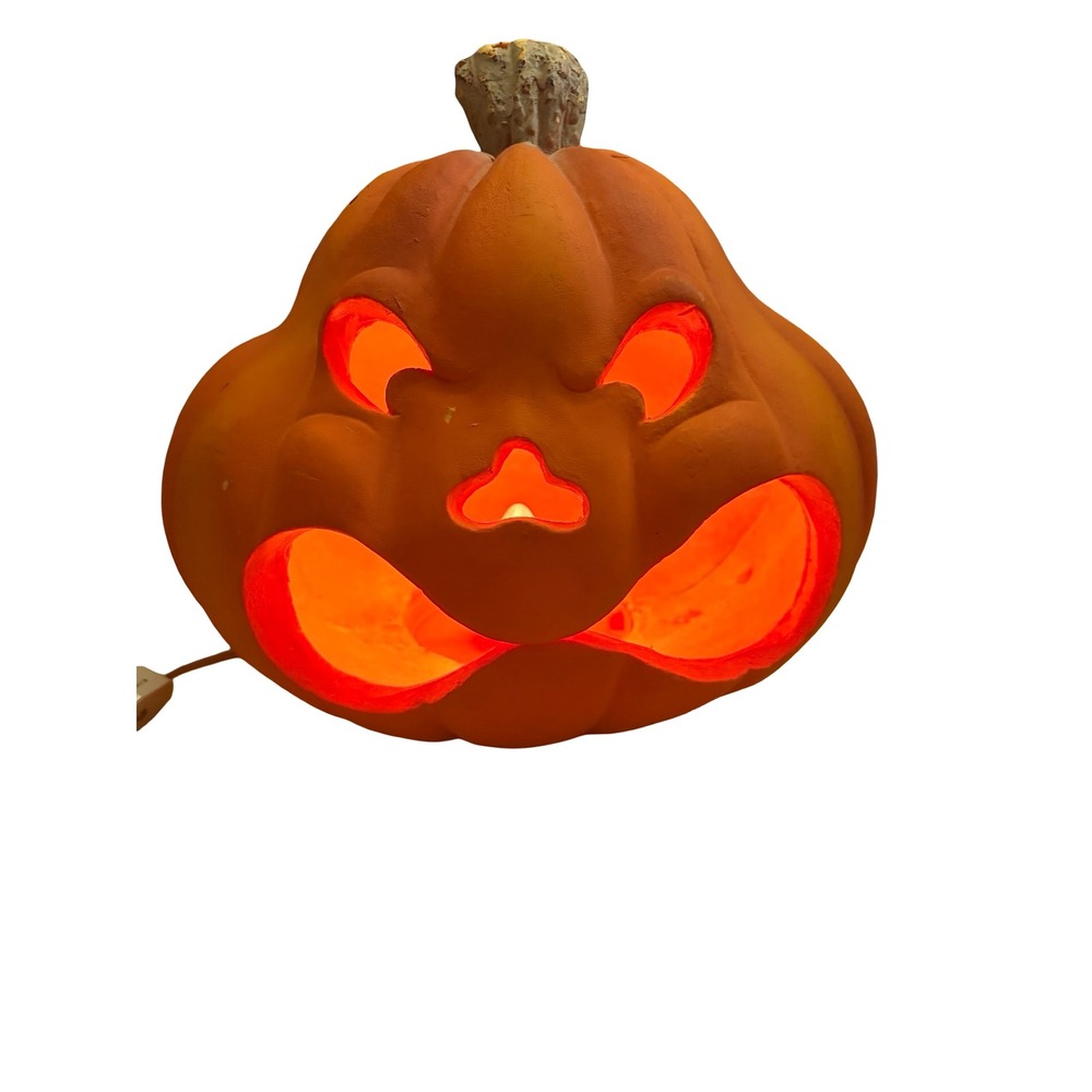 Vintage Trendmasters Casper Fatso Light-Up Foam Blow Mold 10" Pumpkin 1995